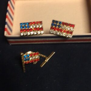 American Flag Cufflinks